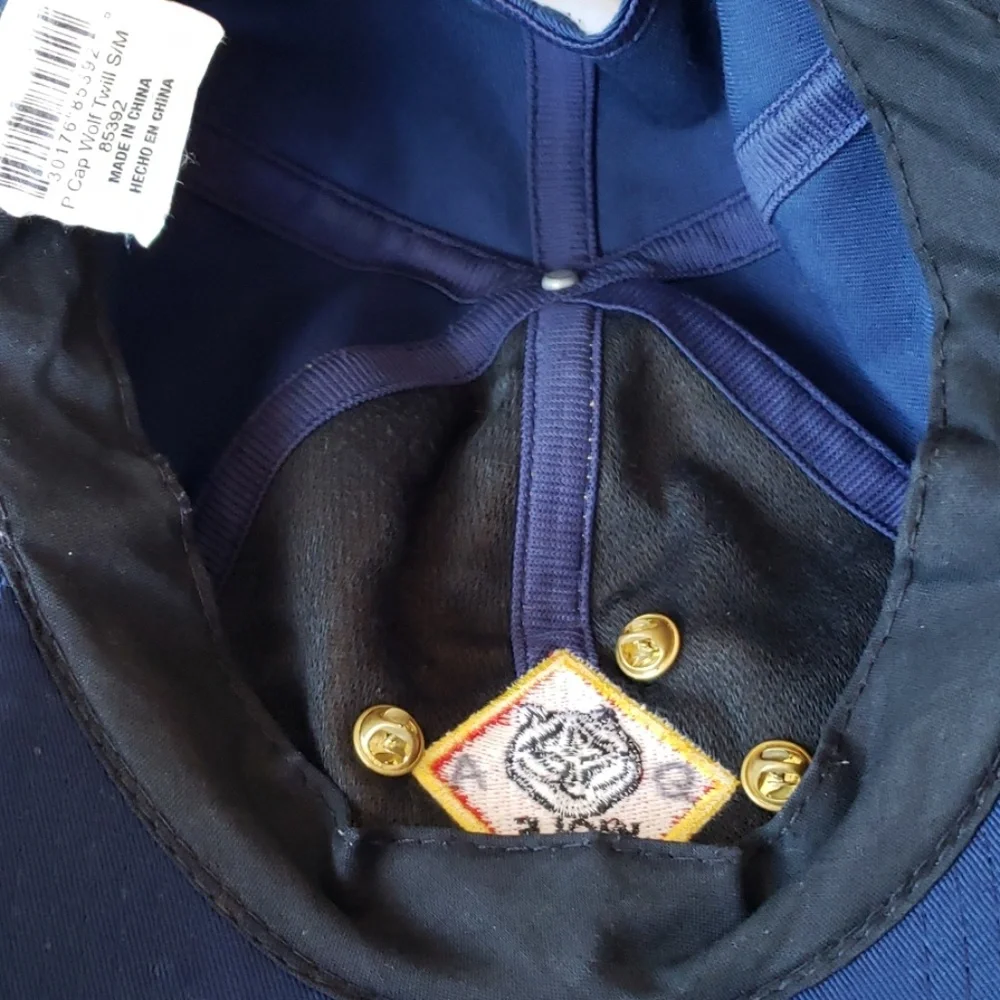 Boy Scout Wolf Hat with Pins Size S/M
